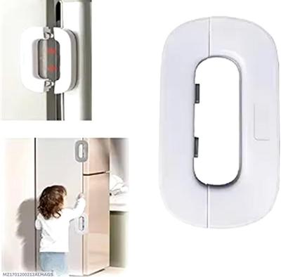 White Compact Drawer Lock for Home Security