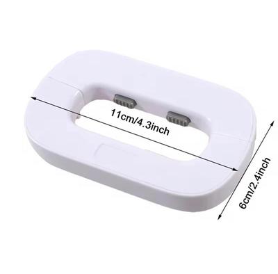 White Compact Drawer Lock for Home Security