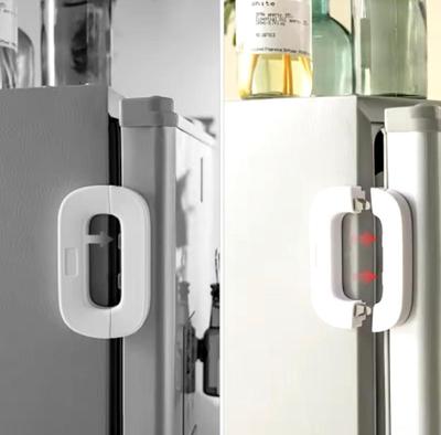 White Compact Drawer Lock for Home Security