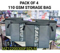 Grey Storage Bags Set of 4 for Home Organization
