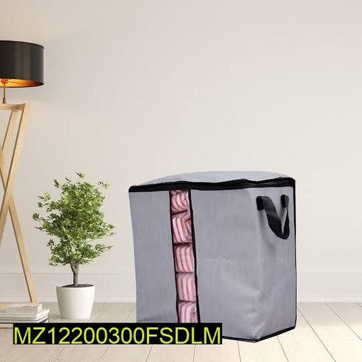 Grey Storage Bags Set of 4 for Home Organization