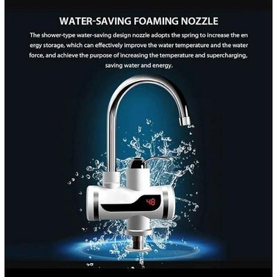 Electric Water Heater Instant Hot Water Silver Stainless Steel
