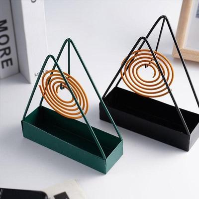 Mosquito Coil Stand Steel Green Black Compact