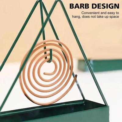 Mosquito Coil Stand Steel Green Black Compact