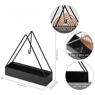 Mosquito Coil Stand Steel Green Black Compact