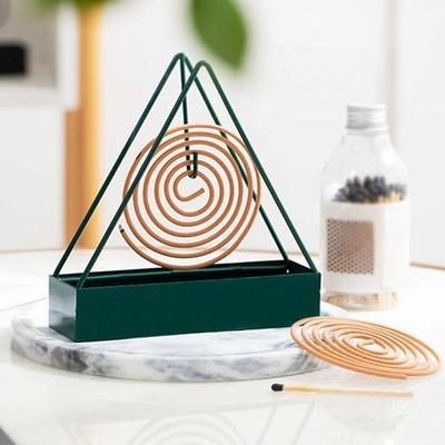 Mosquito Coil Stand Steel Green Black Compact