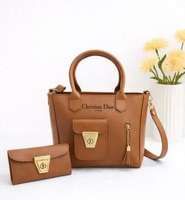 Maroon PU Leather Crossbody Bag for Girls
