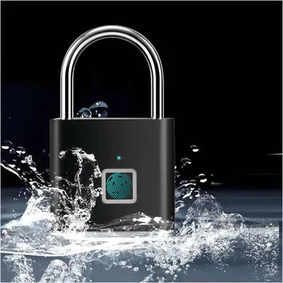High Quality Smart Fingerprint Lock USB Rechargeable Biometric Digital Padlock