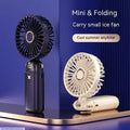 Mini Foldable Neck Fan Portable Silent Office Cooler Multicolor ABS