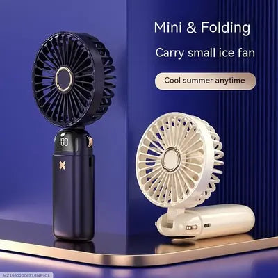 Mini Foldable Neck Fan Portable Silent Office Cooler Multicolor ABS