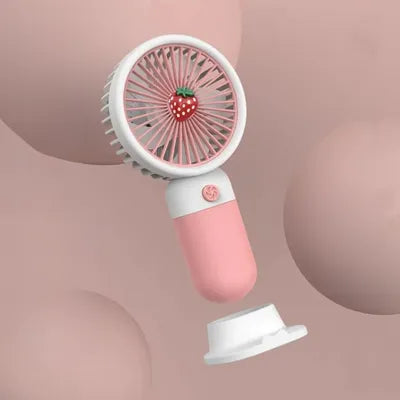 Mini Air Cooler Fan with LED Light & USB Power