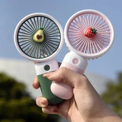 Mini Air Cooler Fan with LED Light & USB Power