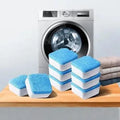Washing Machine Cleaning Tablets 12Pcs White Acrylic Cotton