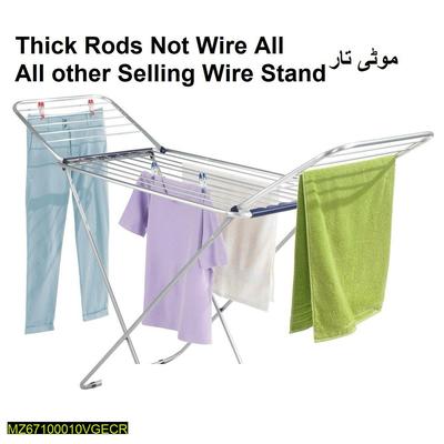 Stainless Steel Foldable Laundry Stand for Balconies