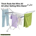Stainless Steel Foldable Laundry Stand for Balconies