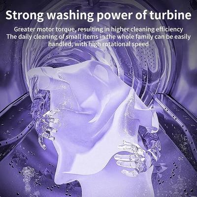 Portable Collapsible Washing Machine Lavender 3cm ABS