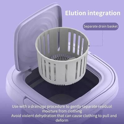 Portable Collapsible Washing Machine Lavender 3cm ABS
