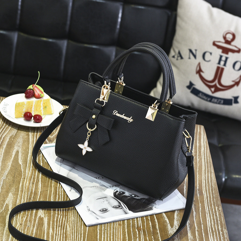 Maroon PU Leather Crossbody Bag for Girls